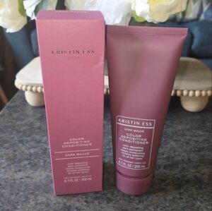 Kristin Ess Color Depositing Conditioner 6.7 Oz Dark Mauve Semi-Permanent